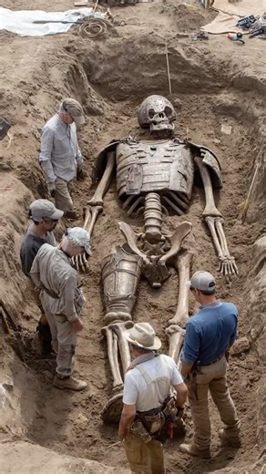 The Skeleton Found in Ohio Wearing Copper Armor Size XXXL