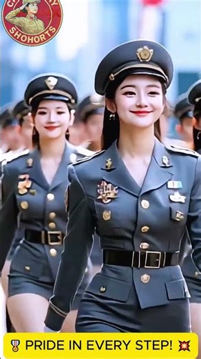 The Rise of Military Girls in Parade👍💞#femalemilitary #army #shortvideo #shorts