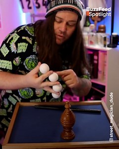How the hell did he do that with those balls? Learn how to do magic: [https://amzn.to/3vJL0e5] Follow Jason (https://www.instagram.com/street_magician_dude/) for more content! We hope you love the products we recommend! Just so you know, BuzzFeed may collect a share of sales from any links in this video description. | BuzzFeed Video