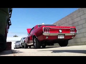 1967 Mustang 302 with a E303 cam. 4 Speed Top loader The Sick 6T7!!