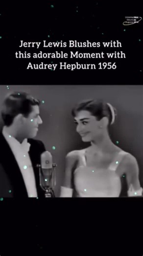 Audrey Hepburn Fan on Instagram: "In 1956, Audrey Hepburn surprised Jerry Lewis with a playful kiss, capturing a rare moment of spontaneous charm between two Hollywood legends. It was a brief but iconic snapshot of joy and star power. #audreyhepburn #cinema #jerrylewis #film #hollywood #reelsinstagram #reels #movie #star"
