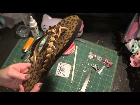 How to embellish women's flip flops