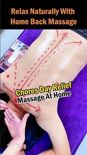 Relax Naturally With Home Back Massage
