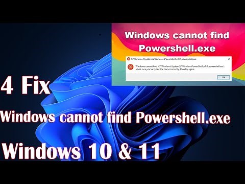 How to Fix "Windows cannot find PowerShell" Error [2023]