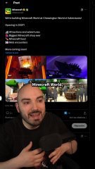 Un parc d'attraction Minecraft