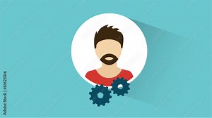 People label, Video animation, HD 1080