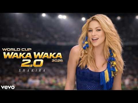 Shakira - Waka Waka 2.0 | FIFA World Cup Anthem 2026 | Official World Cup Song | Football Music 4K