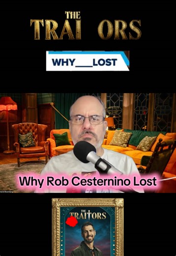 Rob Cesternino returned to reality TV on The Traitors US and nobody knew how other players would view him. A strategic threat or a nice guy to have around? How did he become the target for only the second elimination by the Traitors? It’s time to figure out Why Rob Lost. #TheTraitorsUS #TheTraitors #TraitorsUS #Traitors #RealityTV @RobCesternino @The Traidar:A Traitors Podcast