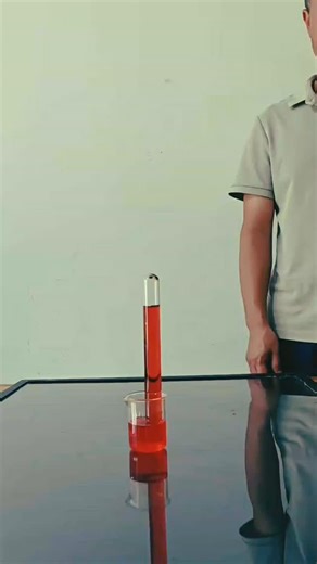 Veronica on Instagram: "Torricelli Experiment Explained 🌬️💧"