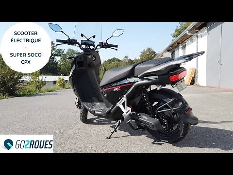 Super Soco CPX - Essai Scooter Électrique 125