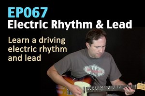 Electric Rhythm and Lead Blues Guitar Lesson - EP067