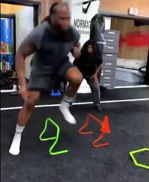 Derrick Henry's workouts are just as fun with ZERO weights