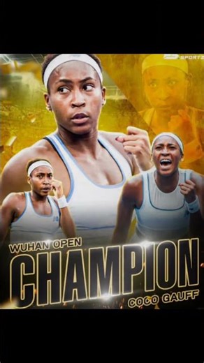 Coco Gauff wins Wuhan Open 🏆Two Slams, one WTA Finals, and three WTA 1000s at 21 years old. #tennis