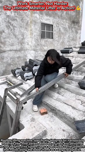 Work Smarter, Not Harder | The Ultimate Material Lifter in Action! 💪