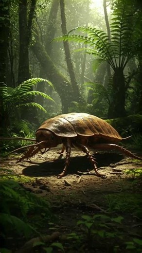 "Giant Prehistoric Cockroach | Carboniferous Forest Monster"