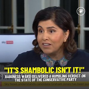 "These decisions have to be taken on a set of transparent rules rather than political decisions." Baroness Warsi delivered a humbling verdict on the state of the Conservative Party during a Sky News appearance, although she didn’t hold back on her concerns about the party likely to replace them either 👇 | The London Economic