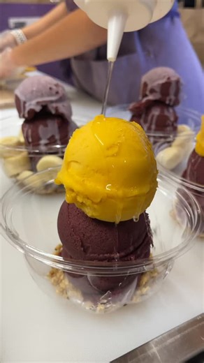 6.6K views · 22 reactions | I’m steppin right to order my açaí bowl online! See full menu online www.purpleoceansfb.com @purpleoceansuperfoodbar . . . . #foodstagram #acaibowl #parcha #orlando | Purple Ocean Superfood Bar | Facebook