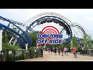 Corkscrew Off-Ride Footage (60FPS), Cedar Point Arrow Looping Coaster | Non-Copyright