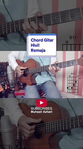 Tutorial Gitar Chord Remaja Hivi!