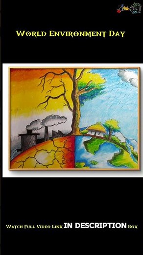 World Environment Day Poster Drawing Idea #worldenvironmentday #howtodraw