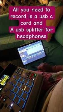 Akai MPC SAMPLE Late night Jam recorded straight to iPad using Cubasis