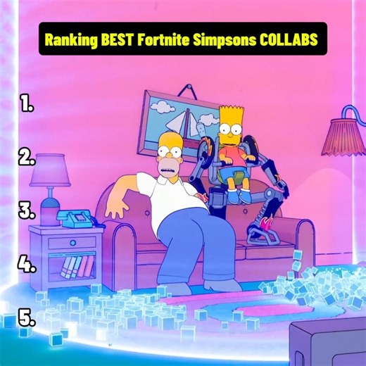 Ranking BEST Fortnite Simpson COLLABS 🔥😯 #shorts #trending