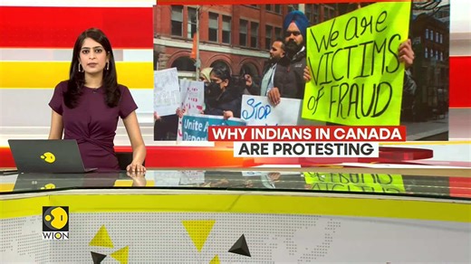 Indians protest against changes in Canada's immigration policy