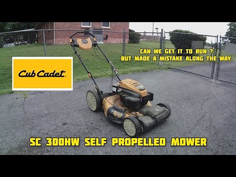 Cub Cadet sc 300 hw 12ABB22J709 let's get it running part 1