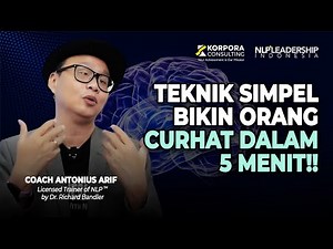 META MODEL NLP PALING SIMPEL BUAT GALI INFORMASI DALAM‼️ - Coach Antonius Arif