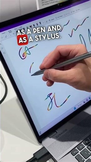MSI introduced the Pen 2 that can write on both a screen and on paper 🤯✍🏼 #MSI #pen2 #ces2023