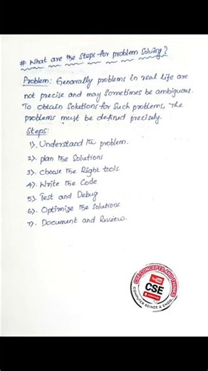 Problem Solving Steps for C Programming.? | Engineering Viva Question | Interview Questions