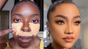 5.5K views · 120 reactions | Nigerian bridal gele and makeup transformation  #makeup #makeupartist #makeuptutorial #makeuplook #MakeupTransformation | Mary J Black | Facebook