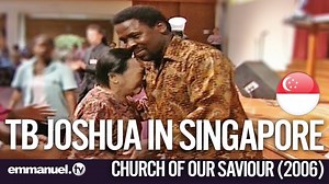 597K views · 7.2K reactions | Be blessed as you watch the raw footage of Prophet TB Joshua's visit to the Church Of Our Saviour (COOS) in Singapore in 2006 - including an inspiring message on forgiveness and a powerful time of healing, deliverance and prophecy! "There is a step between you and the promises of God; this step is nothing other than forgiveness." - TB Joshua ➡ Watch the video on YouTube: https://www.youtube.com/watch?v=6MMpLKPldrg | TB Joshua Ministries | Facebook