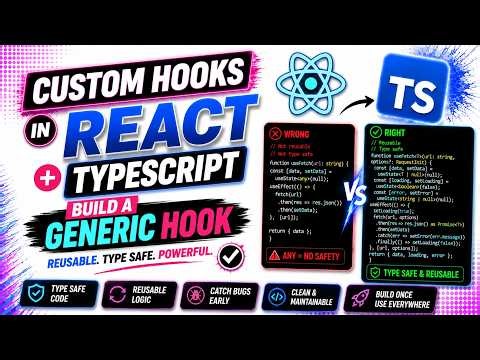Custom Hooks in React + TypeScript — Build a Generic Hook