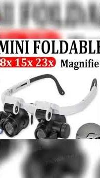Secret Tool Every DIYer NEEDS – 2LED Head-Mounted Magnifier for Perfect Precision!