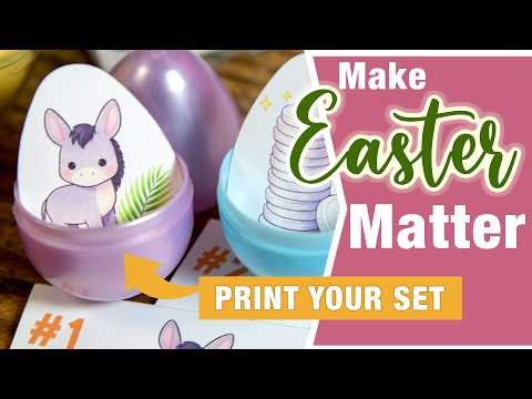 Resurrection Eggs Printable - Simple Easter Activity for Kids