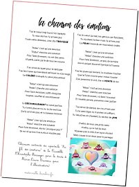 La chanson des émotions • Maternelle de Bambou