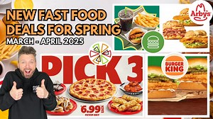 New March Fast Food Deals to Save Some Serious Money Going Out to Eat