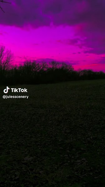 Captivating Spring Scenery at Pink Hour Sunset