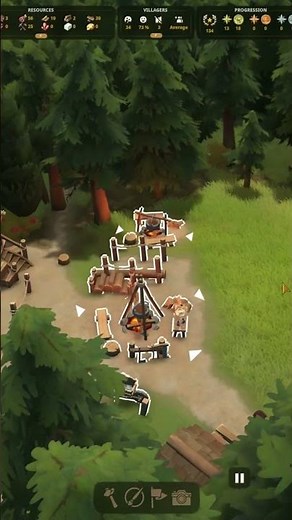 A busy Lumber Camp - #Foundation - #Winterfell #Lumbercamp #Gaming
