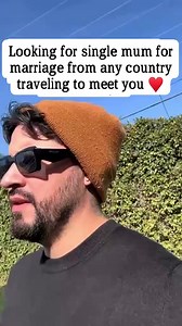48K views · 985 reactions | Looking for single mum for marriage from any country traveling to meet you ♥️ | World Wide Dating sites | Facebook
