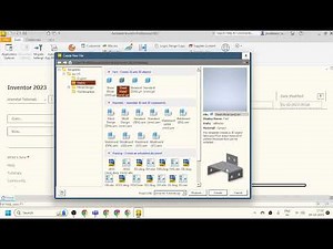 Autodesk Inventor 2023 Beginner Tutorial #1 #Learning #Skills