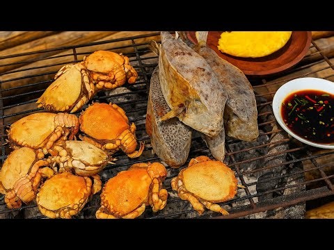 Our Floating Raft Seafood Grill (Easiest Lunch Ever)