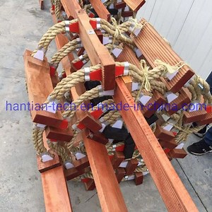 [Hot Item] Solas Approval Marine Ship Offshore Hard Wood Embarkation and Pilot Step Ladder