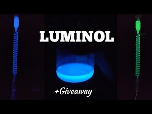 Making Luminol because I'm afraid of dark +giveaway