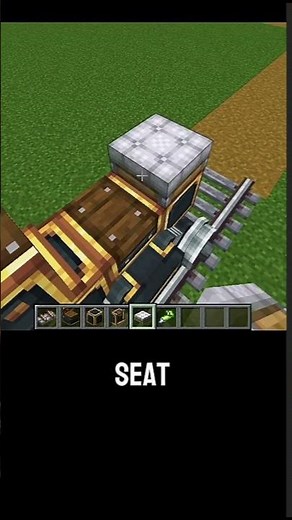 Build a Create Mod Train under 40 SECONDS #minecraftmods #createmod #minecraftbut #minecraft #gaming
