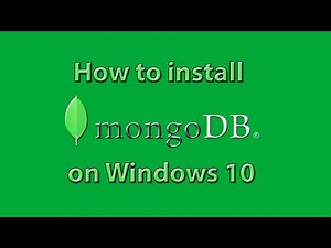 How to Install MongoDB on Windows 10