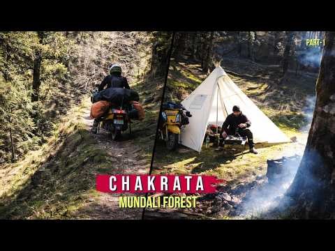 Chakrata, Mundali Forest ka Darawna Raasta 😱 110cc Scooty Off-Road Start | Part 1