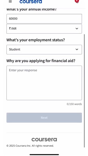 👉 Enroll on Coursera here: https://imp.i384100.net/QOkkqP 🎓 Want to get Coursera courses for FREE? Here’s how you can apply for Coursera Financial Aid — step by step! 📌 You’ll learn: ✅ How to apply and get approved fast ✅ Real success examples ✅ How long it really take 💡 Don’t let money stop your learning journey — start today! #Coursera #FreeCourses #OnlineLearning #SkillUp #FinancialAid | MLTut