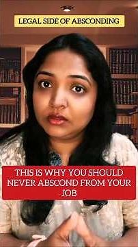 Planning to Abscond the Company — Know This First! #absconding #legalprocess #leavingjob #shortsfeed